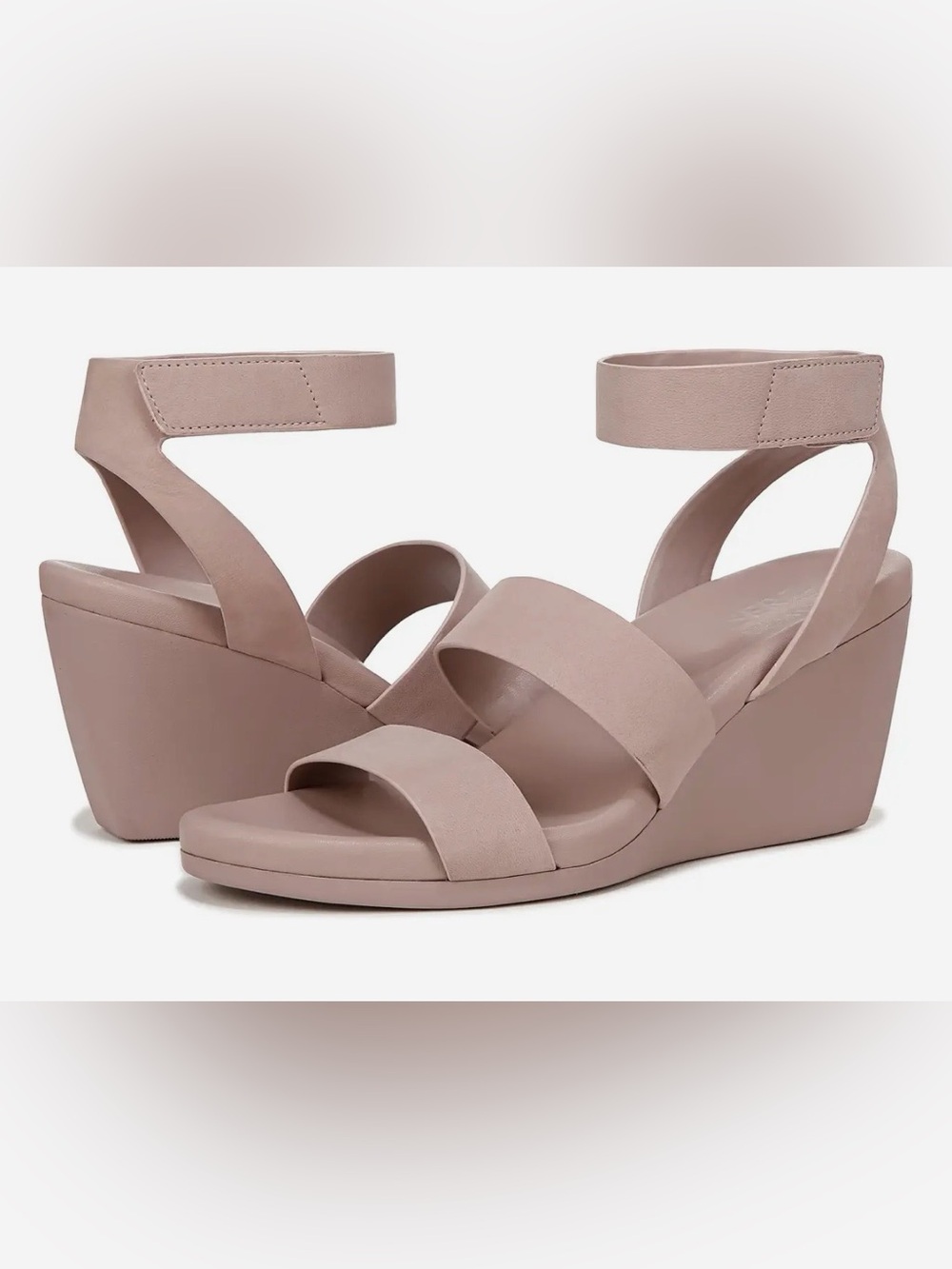 Naturalizer Ignite Purple  size 11 Women's Ankle-Strap Wedge Sandals -NEW